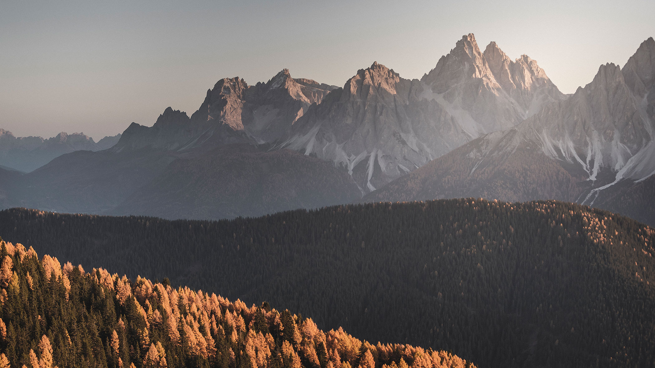 Berge im Herbst