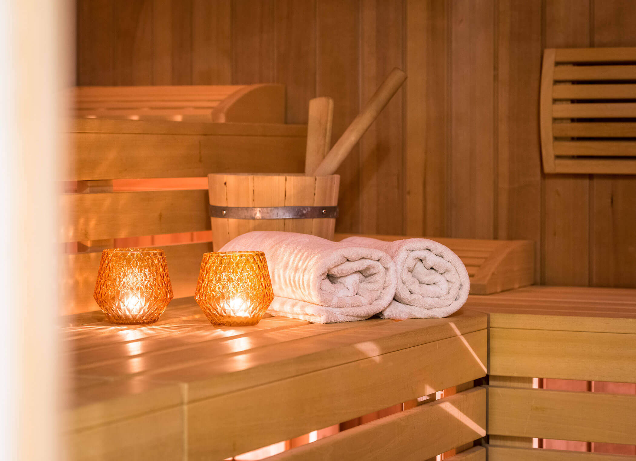 Sauna und Wellness im Hotel möglich